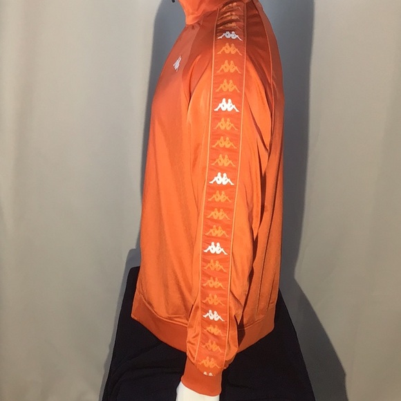 Kappa Men’s activewear track jacket - regular fit Large.  Orange. - Picture 4 of 9
